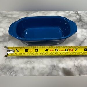 Davis & Waddell small blue baking dish porcelain or ceramic